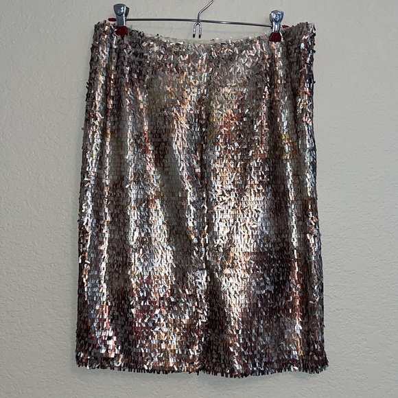 Josie Natori, rectangular sequence, skirt - Picture 2 of 3